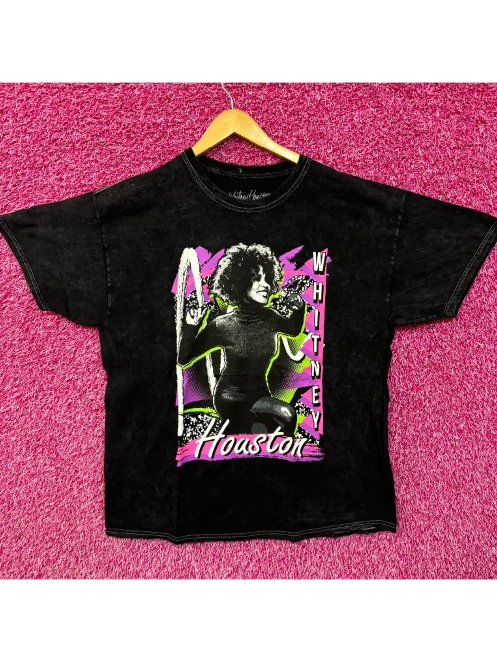 Whitney Houston I Wanna Dance with Somebody Dance Pop Tee XL